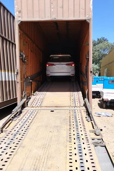 Car transport trailer